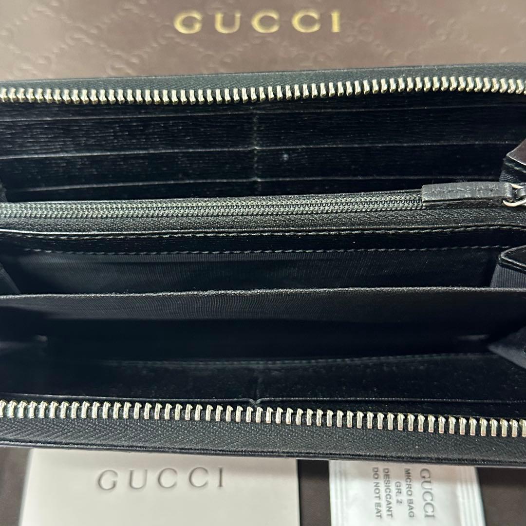 新品同様‼️ グッチ GUCCI 財布 長財布 シェリーライン ラウンド