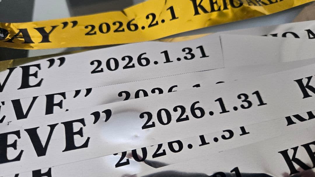 HOTEI 45th CELEBRATION タンブラー&金、銀テープセット