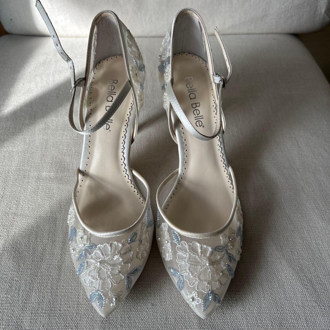 新品未使用　Bella Belle ビーズ刺繍入り　ハイヒール　24.5cm