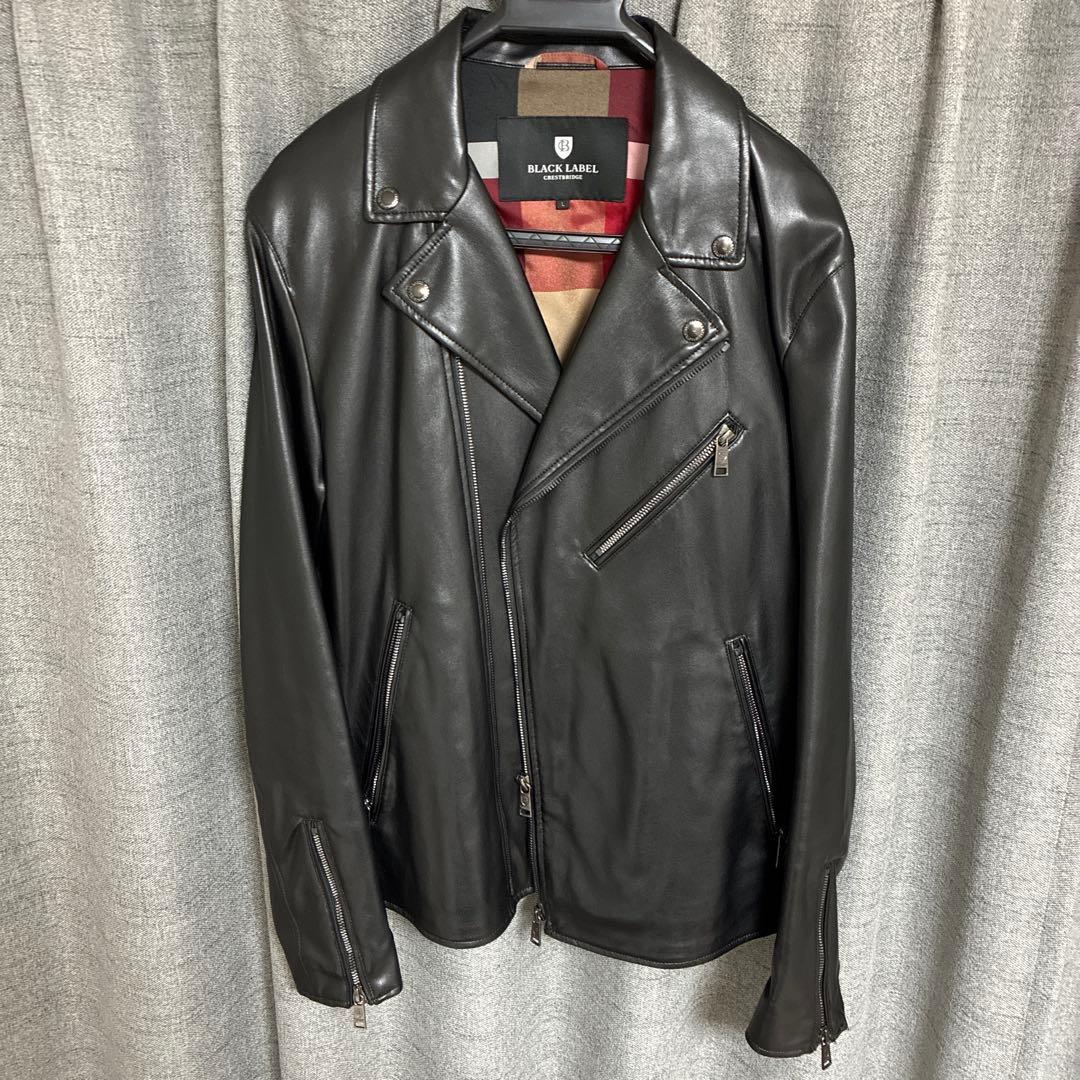 BLACK LABEL CRESTBRIDGE ライダースジャケット L BLACK LABEL CRESTBRIDGE（ブラックレーベル・クレストブリッジ）の