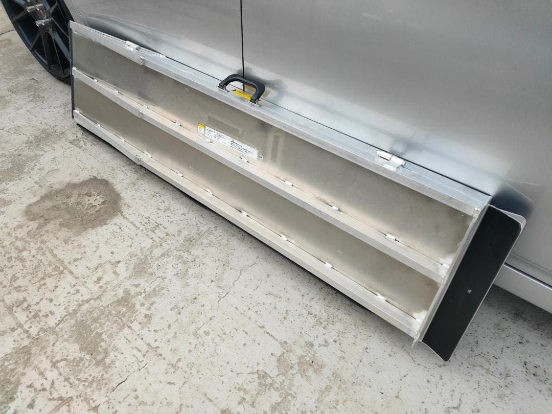 看護/介護に《耐荷重300kg》アルミ2枚折れ☆ポータブルスロープ1.5mサイズ