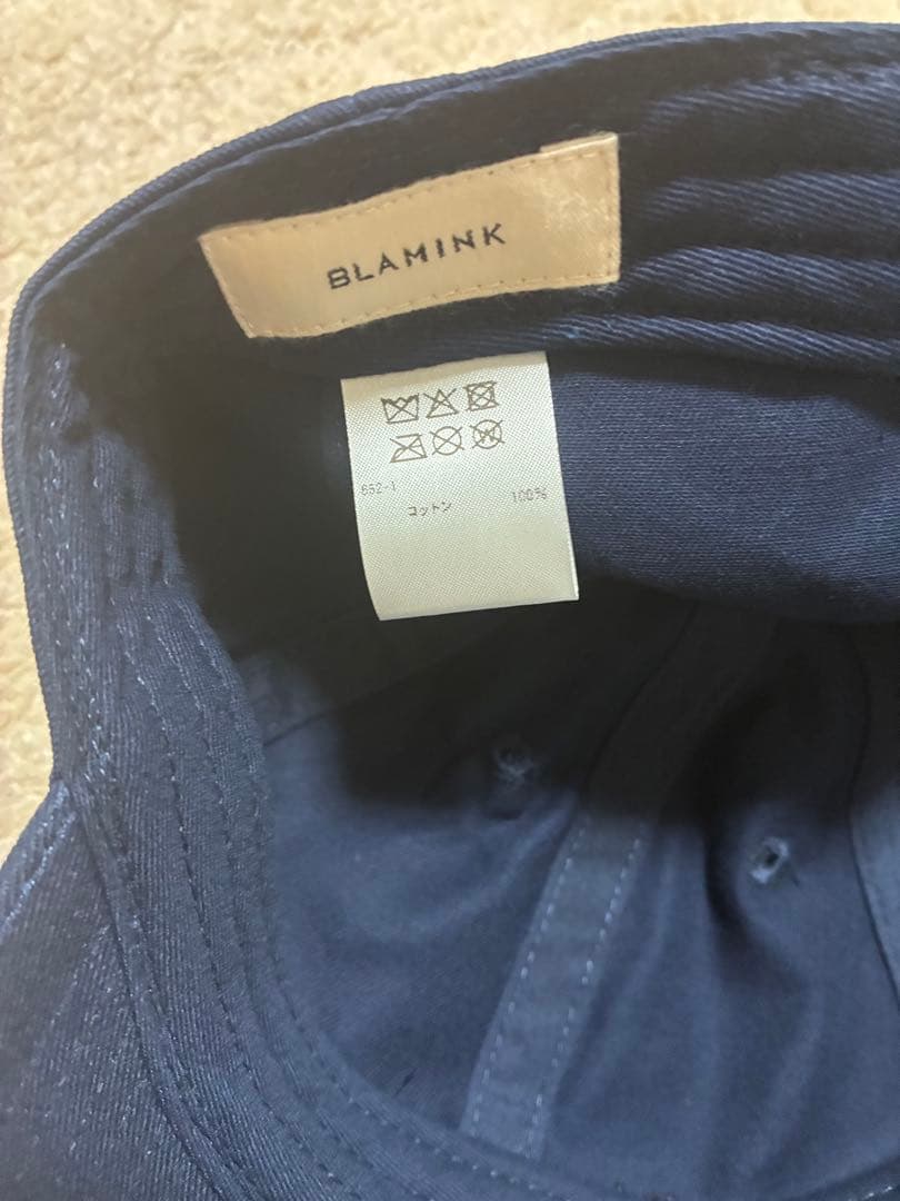 BLAMINKブラミンク ネイビーキャップ 新品未使用 - メルカリ