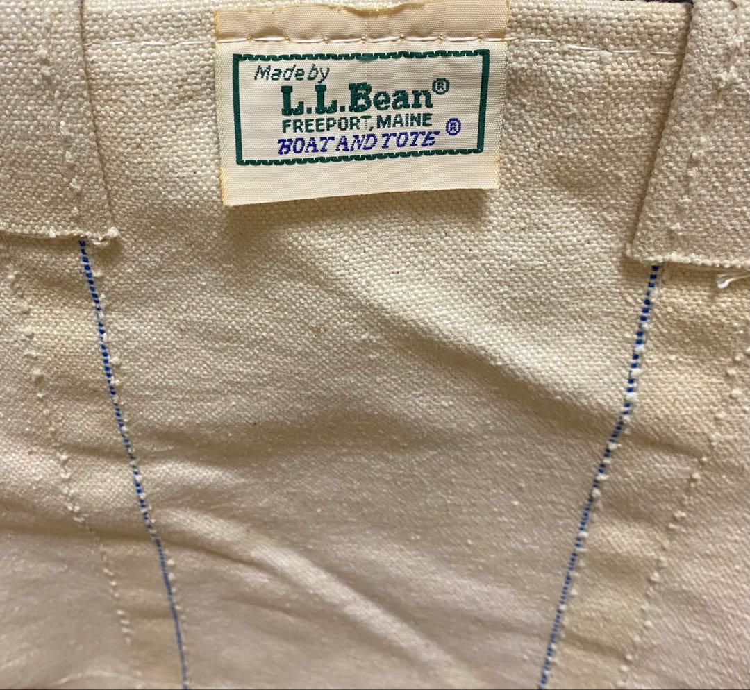 80s L.L.Bean エルエルビーン　トートバッグ　バキバキ