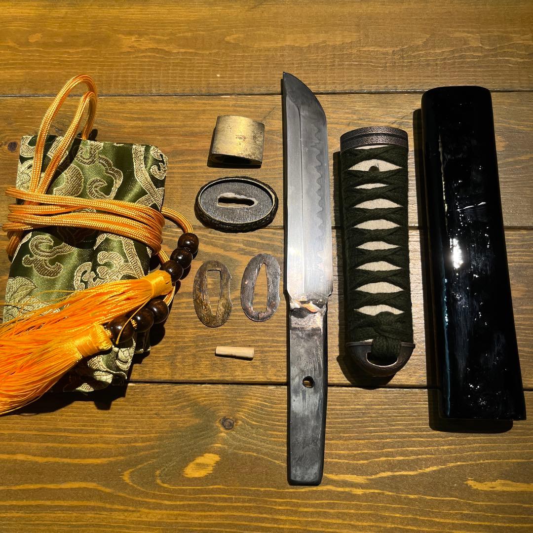 日本刀残欠クラフトナイフNo.20無銘 拵 - メルカリ