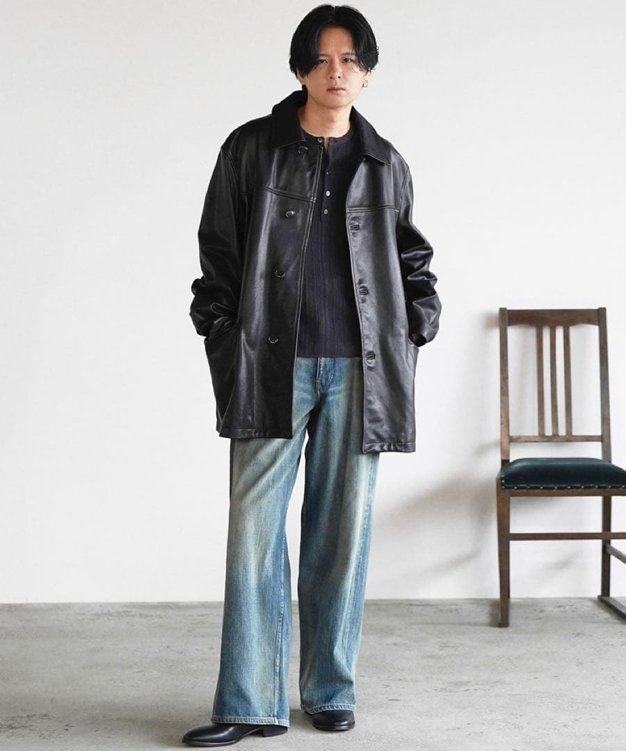 LIDNM Lamb Veg Car Coat - メルカリ