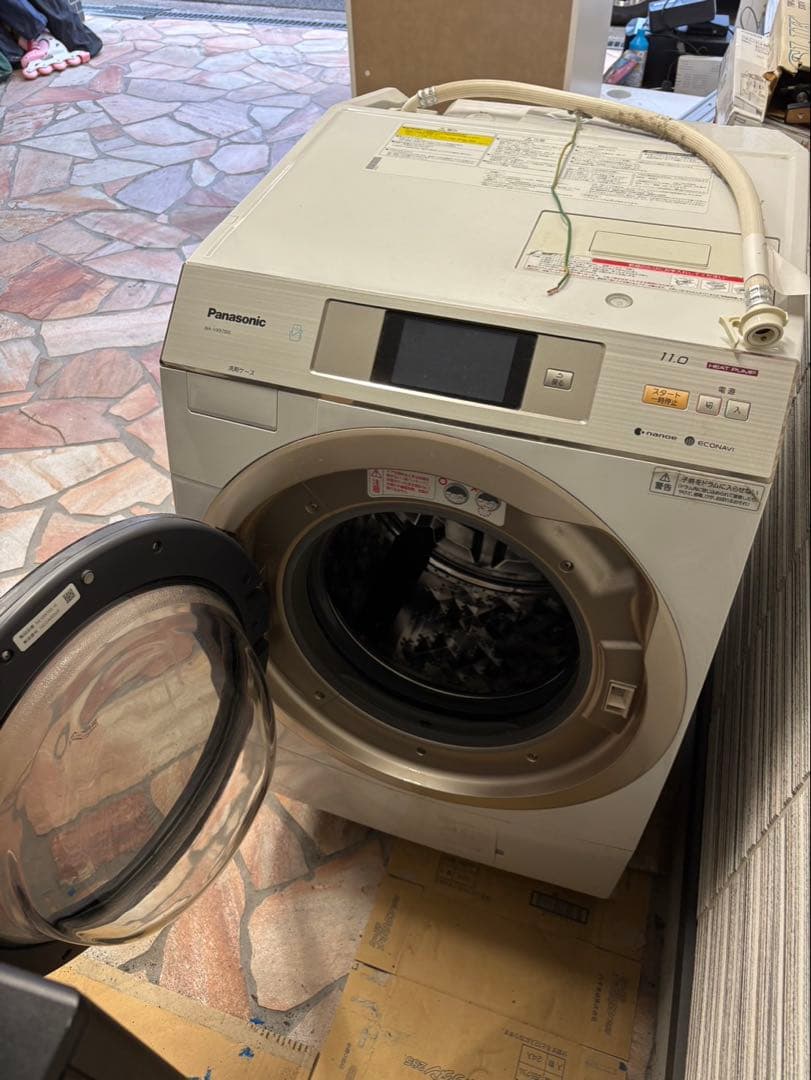 【引き取りのみ】Panasonic ドラム式洗濯機 本体 ホワイト アウトレット品】 ドラム式洗濯乾燥機 LXシリーズ マットホワイト NA
