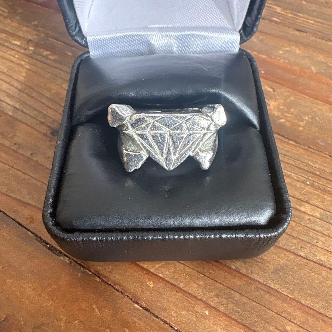 アンダーカバーダイヤモンド形状リング トリリアント ダイヤモンド リング 0.286 ct K18イエローゴールド