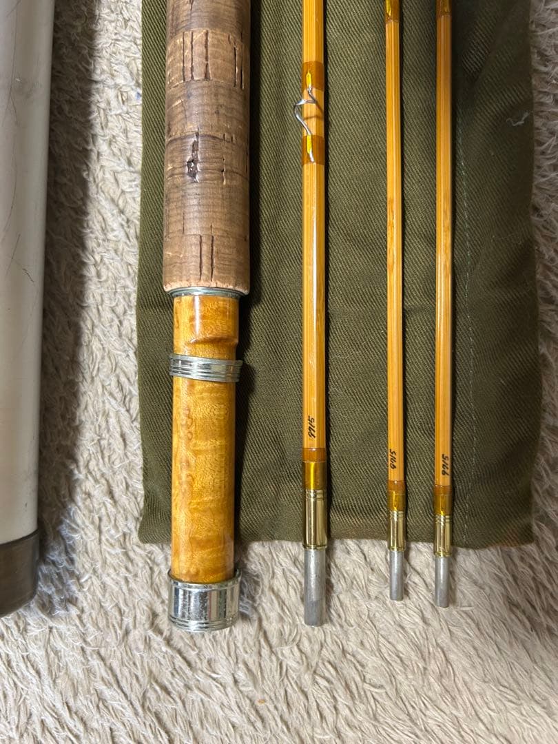 望月清巳 Enoha Rodフライロッド No.9715 モチヅキロッド】 望月ロッド エノハ バンブーロッド 7.6ft #3 2ピース