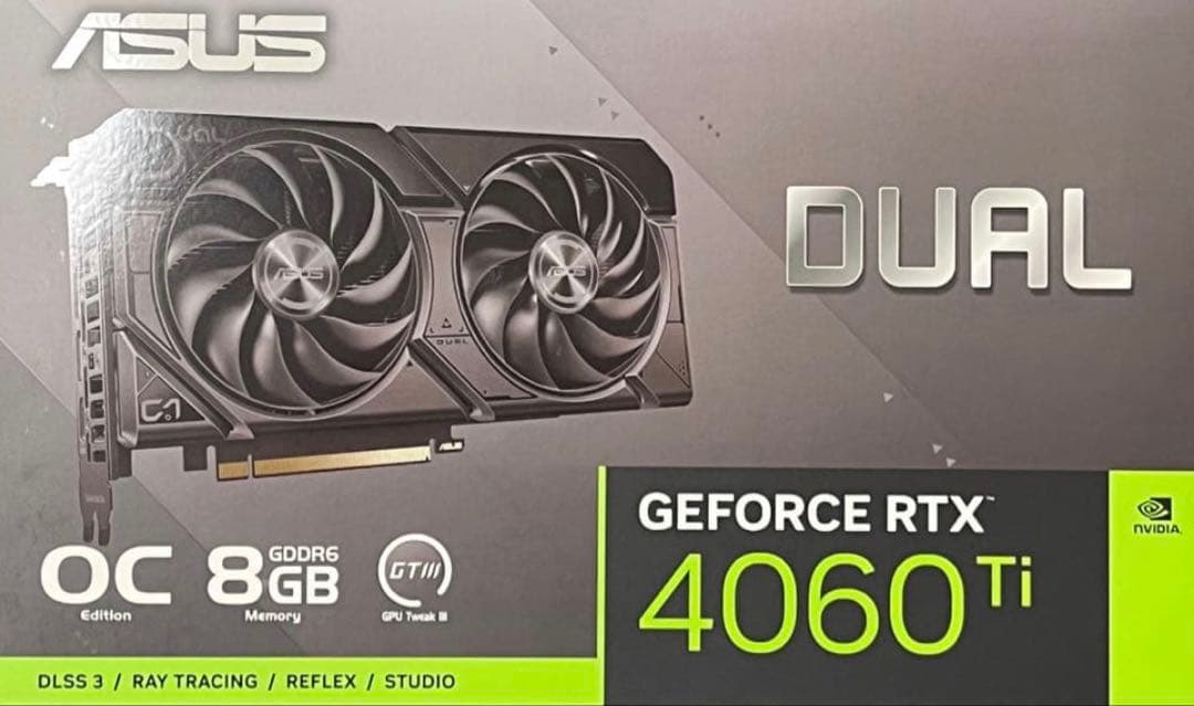 【週末特価】GeForce RTX 4060 Ti EVO OC Edition ASUSのDual EVOシリーズよりNVIDIA® GeForce RTX™ 4060 Ti搭載のビデオ