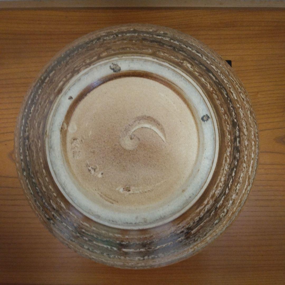 信楽焼 花入 四代立山窯 共箱 栞