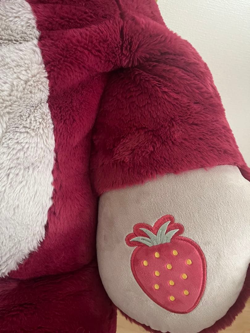 特大80cm トイストーリー☆ロッツォぬいぐるみ・大判ブランケット付き