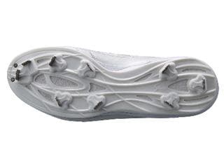 久保田スラッガー スパイク 樹脂底 金具 D-009W 26.0cm ホワイト