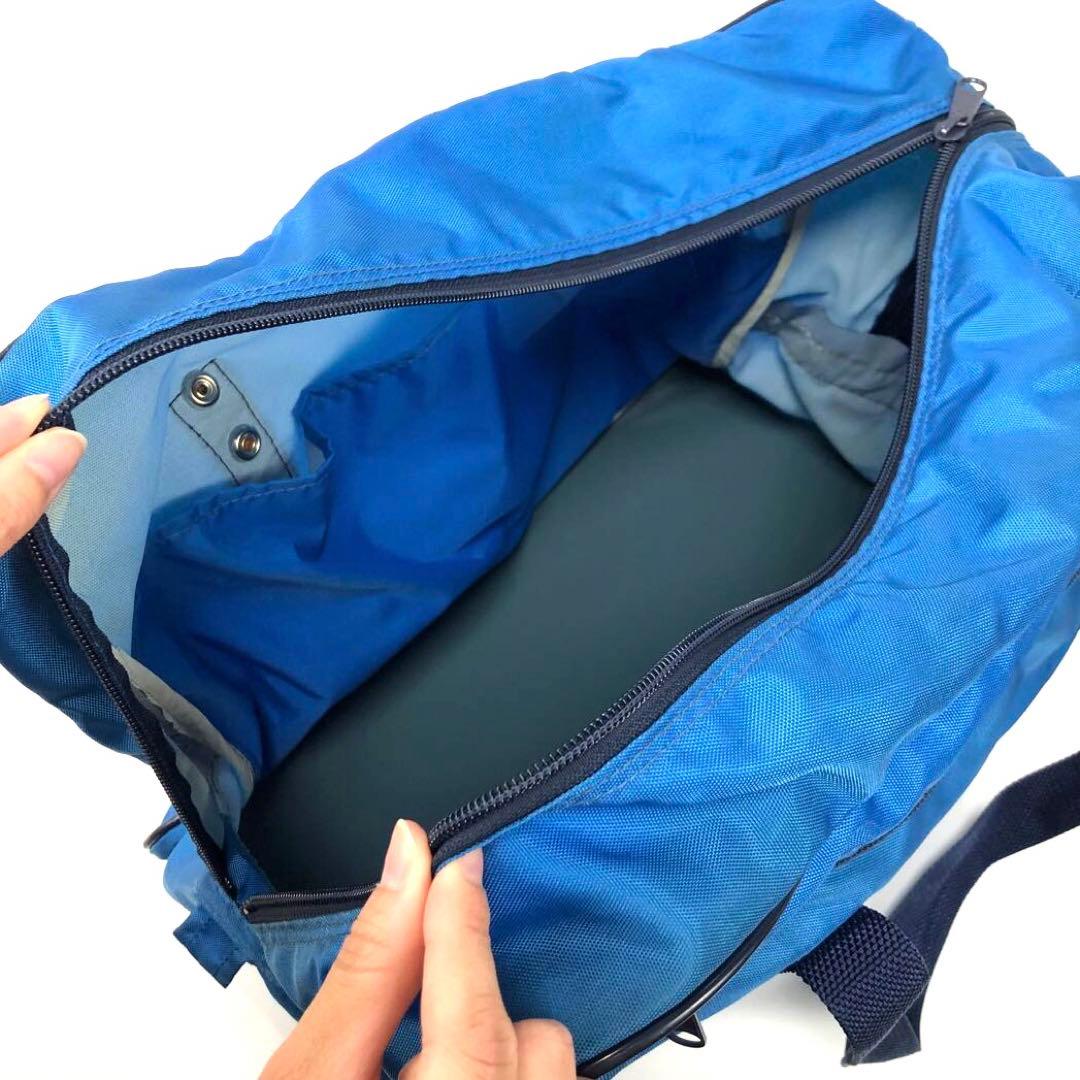 レア！ 旧ワッペ ワッペ ワールドペガサス スクバ スクールバッグ 青