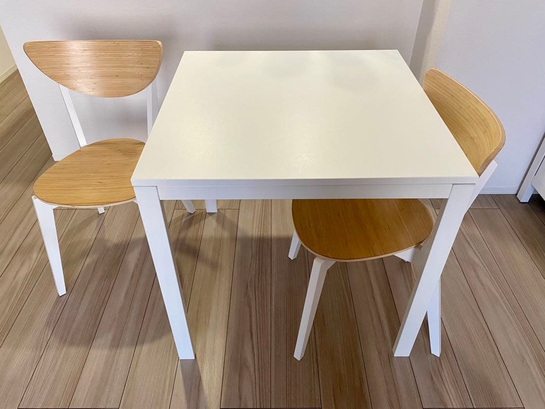 IKEA MELLTORP ダイニングテーブル＋NORDMYRAチェア2脚セット IKEA イケア MELLTORP メルトルプ テーブル 椅子2脚セット - メルカリ