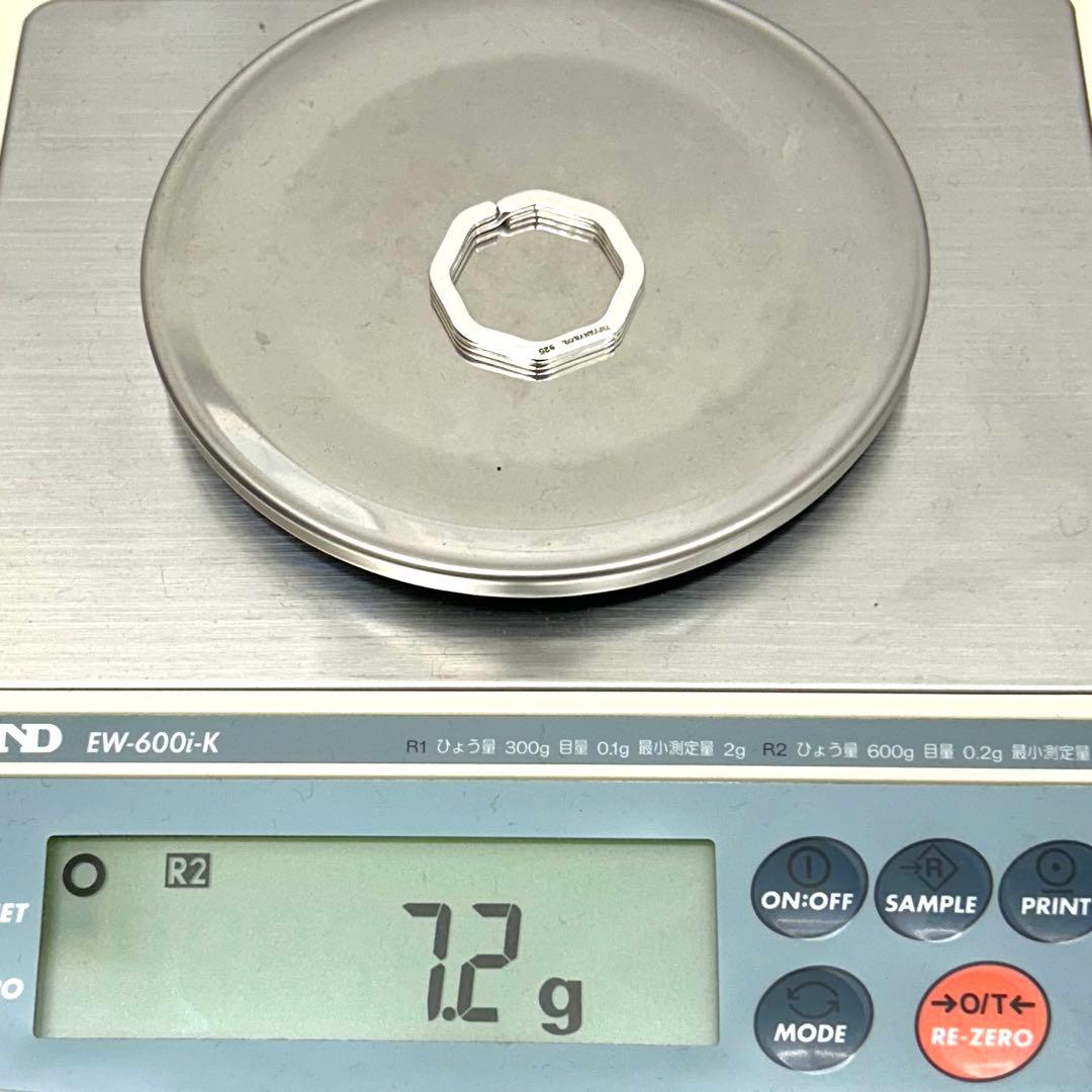 極上美品】ティファニー キーリング シルバー925 鏡面ピカピカ綺麗 7.2