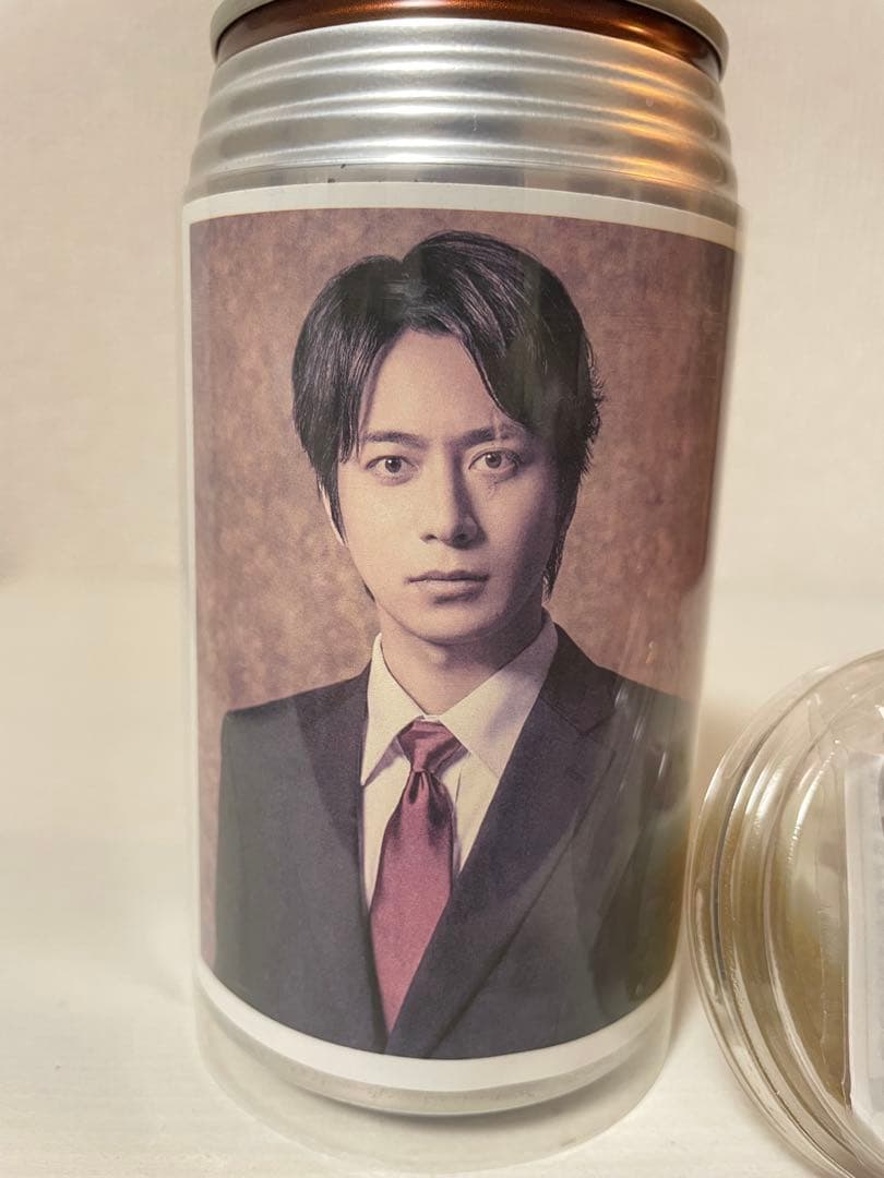 【ゲゲゲの謎　ゲ謎　舞台ゲ謎】水木 村井良大 ラベル缶 当たり付き アクキー付き