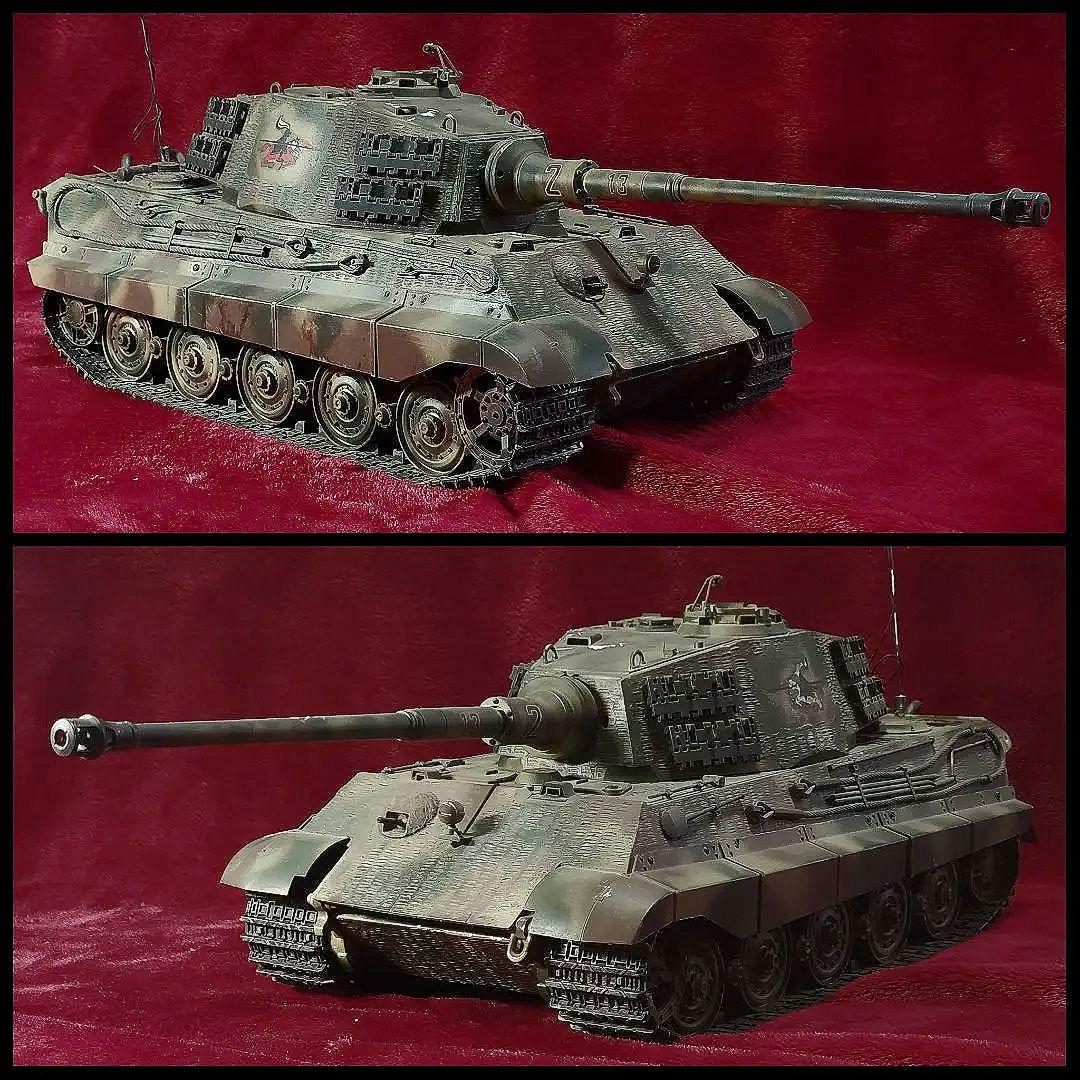 【1981年当時物】☆TAMIYA☆1/16 RC『キングタイガー戦車』
