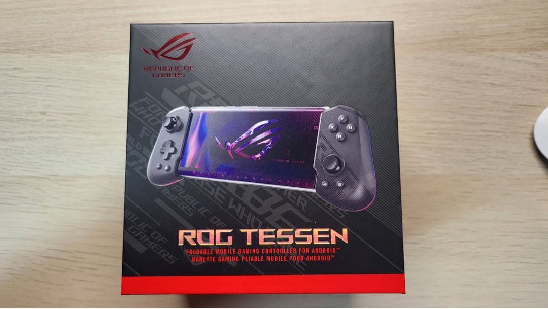 ROG TESSENモバイルコントローラー／スマホ用折りたたみ式／美品 ROG Tessen Mobile Controller | Gaming コントローラー｜ROG