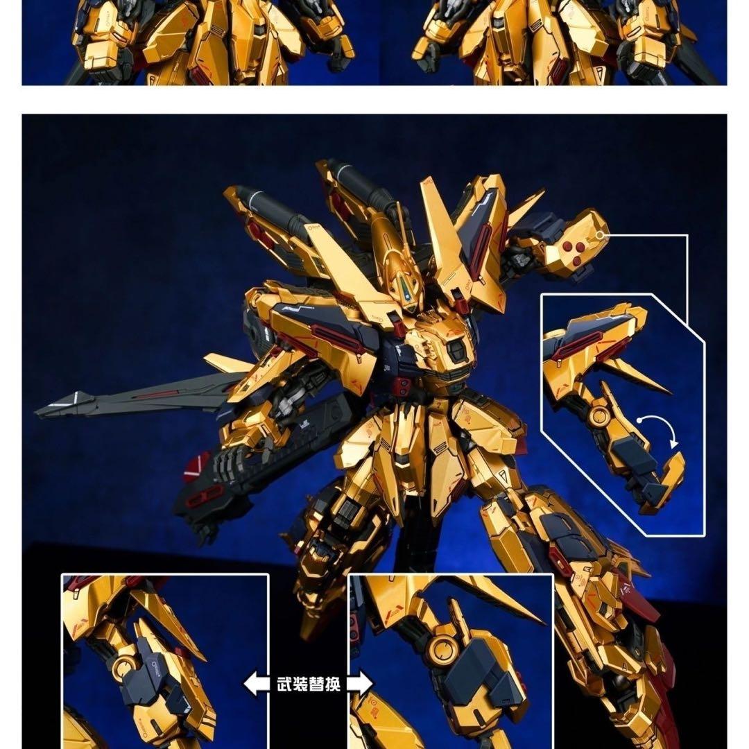 神馬模型 1/100 黄金武士 ダイキャスト 海外製 フルアーマー百式改