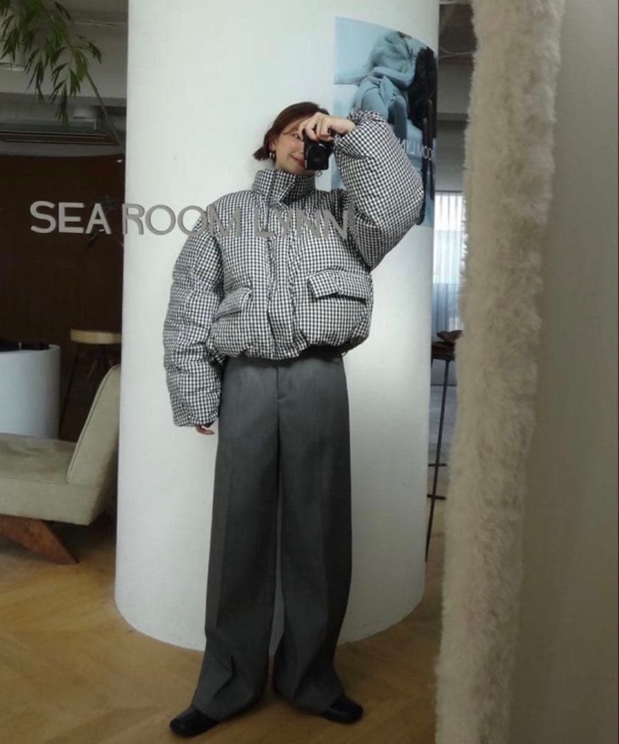 SeaRoomlynn ♡Multiショートダウンジャケット ギンガムチェック