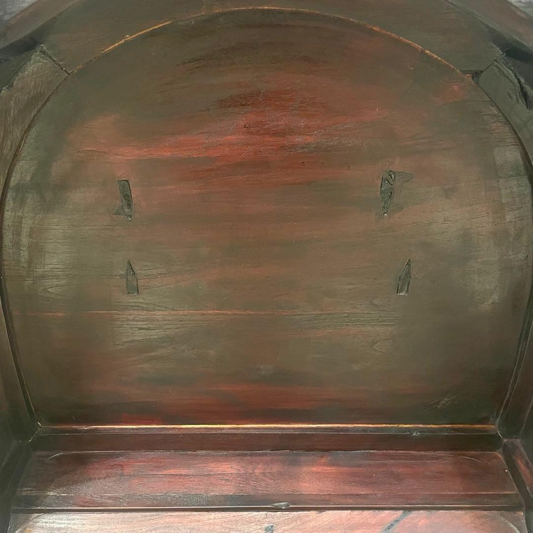 希少・美品】唐木家具 天然木 曲木 猫脚 彫刻 アンティーク 肘掛け