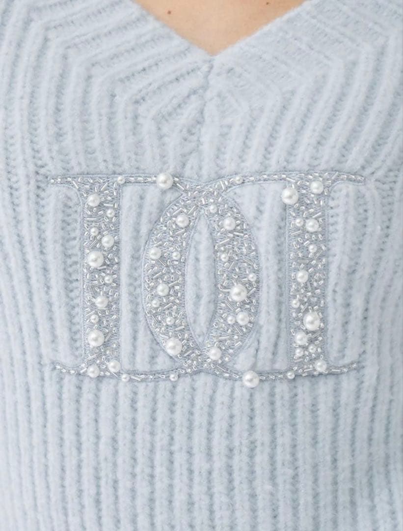 新品 Darich ダーリッチ ファンシービーズDDロゴボリュームニット