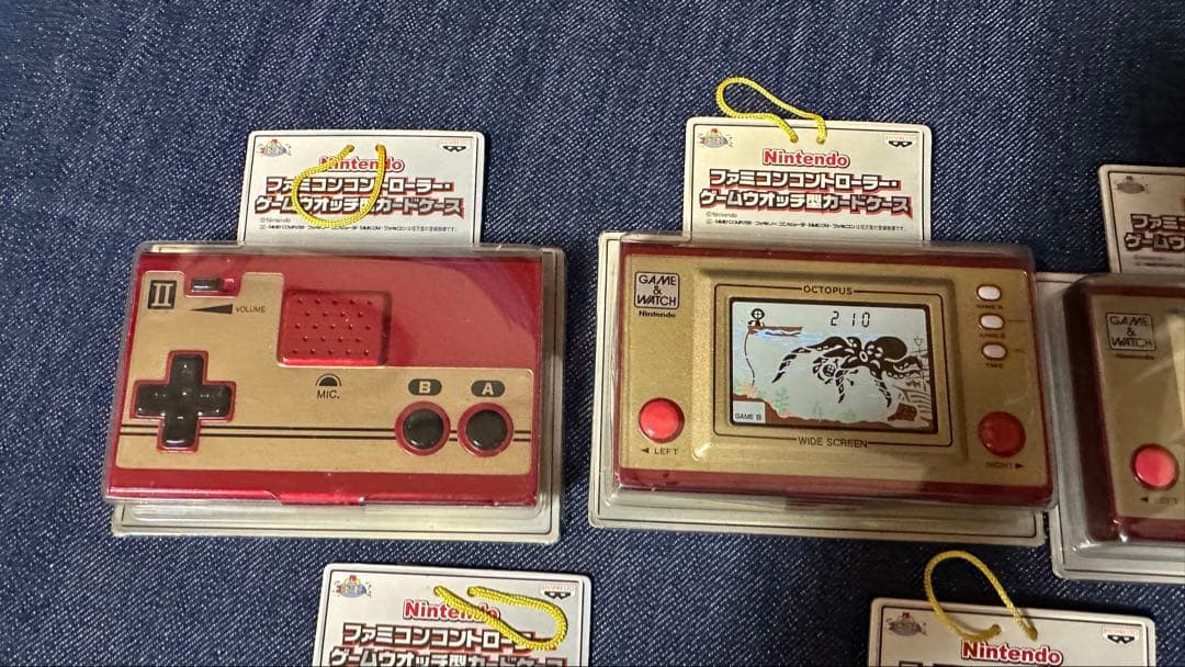 Nintendoファミコンコントローラー・ゲームウォッチ型カードケース　激レア