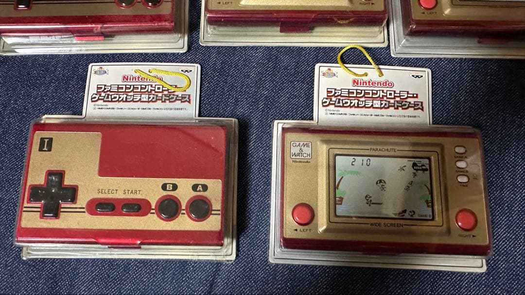 Nintendoファミコンコントローラー・ゲームウォッチ型カードケース　激レア