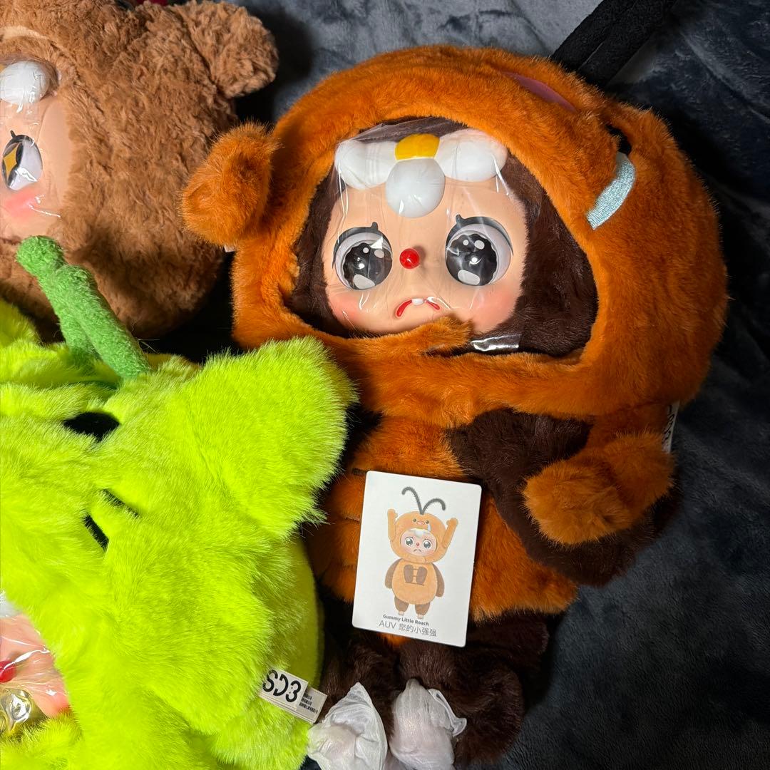 SD3 600% V3 シリーズ ぬいぐるみ　シークレット　3点セット