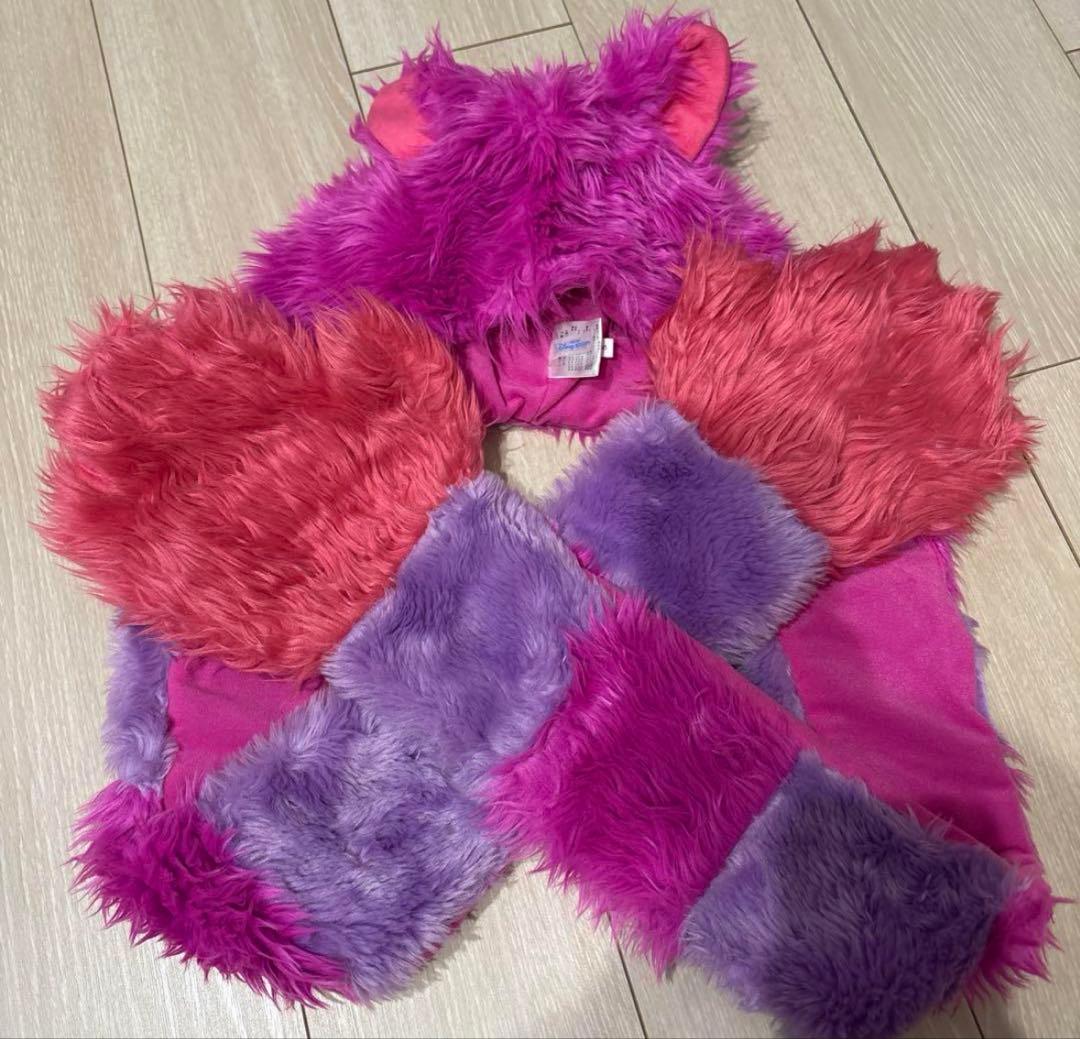 チェシャ猫フード付きマフラー 東京ディズニーリゾート マフラー