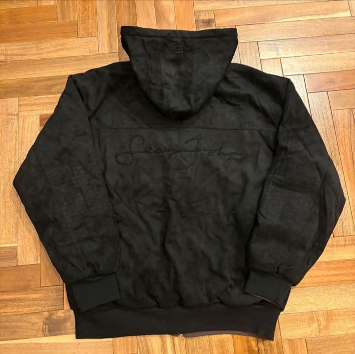 90s sean john ベロア スウェード リバーシブル パーカー - メルカリ