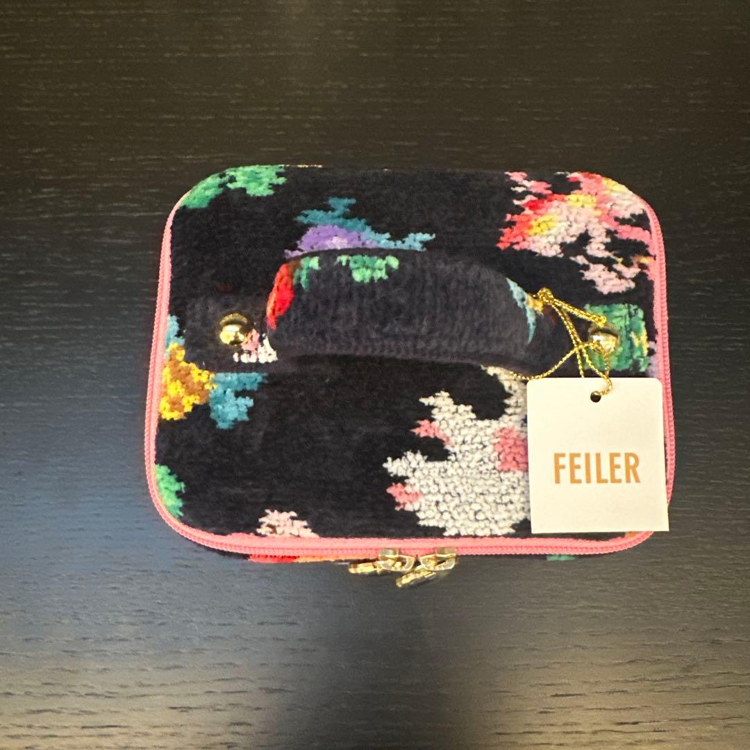FEILER 神崎恵さん×フェイラー ファンキーフォーチュン バニティポーチ