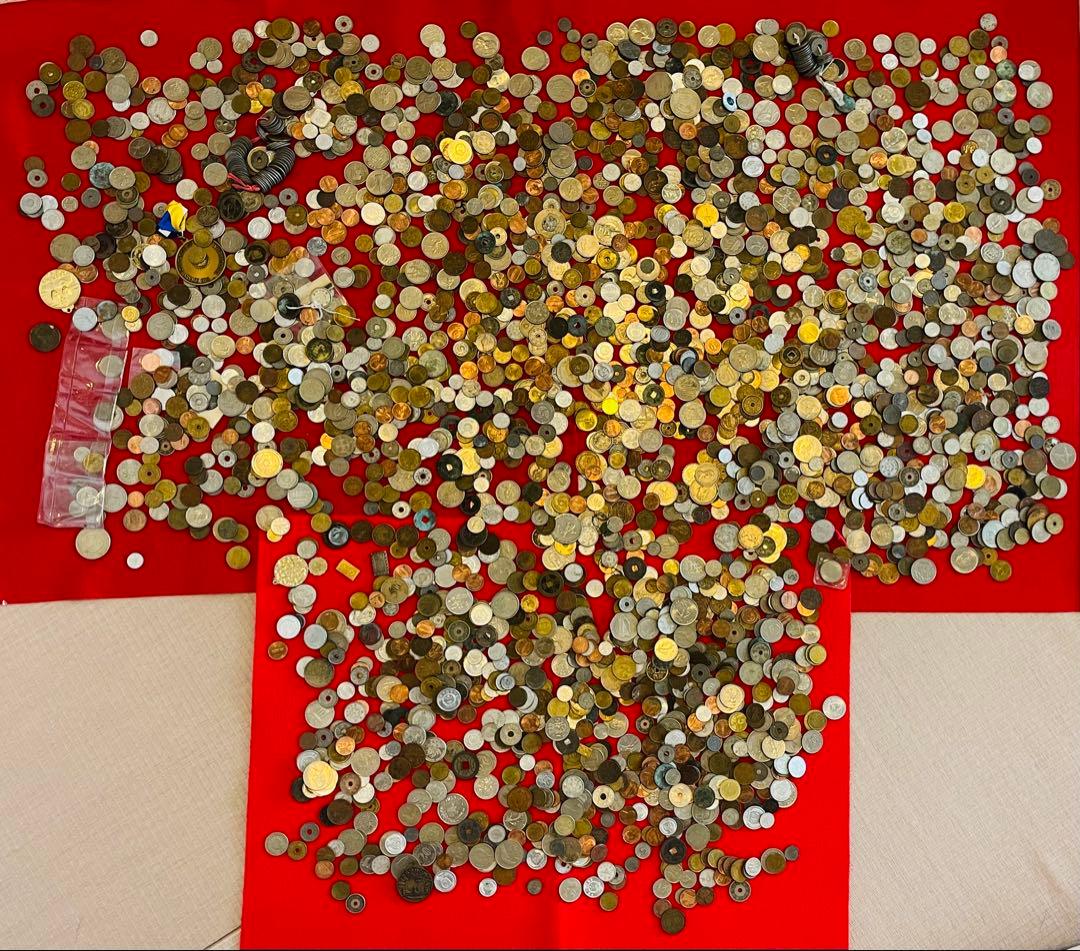 外国硬貨　日本古銭　貨幣　硬貨　記念　他　いろいろ　約10.8kg 日本 古銭 まとめ 約1Kg コイン 硬貨｜Yahoo!フリマ（旧PayPayフリマ）