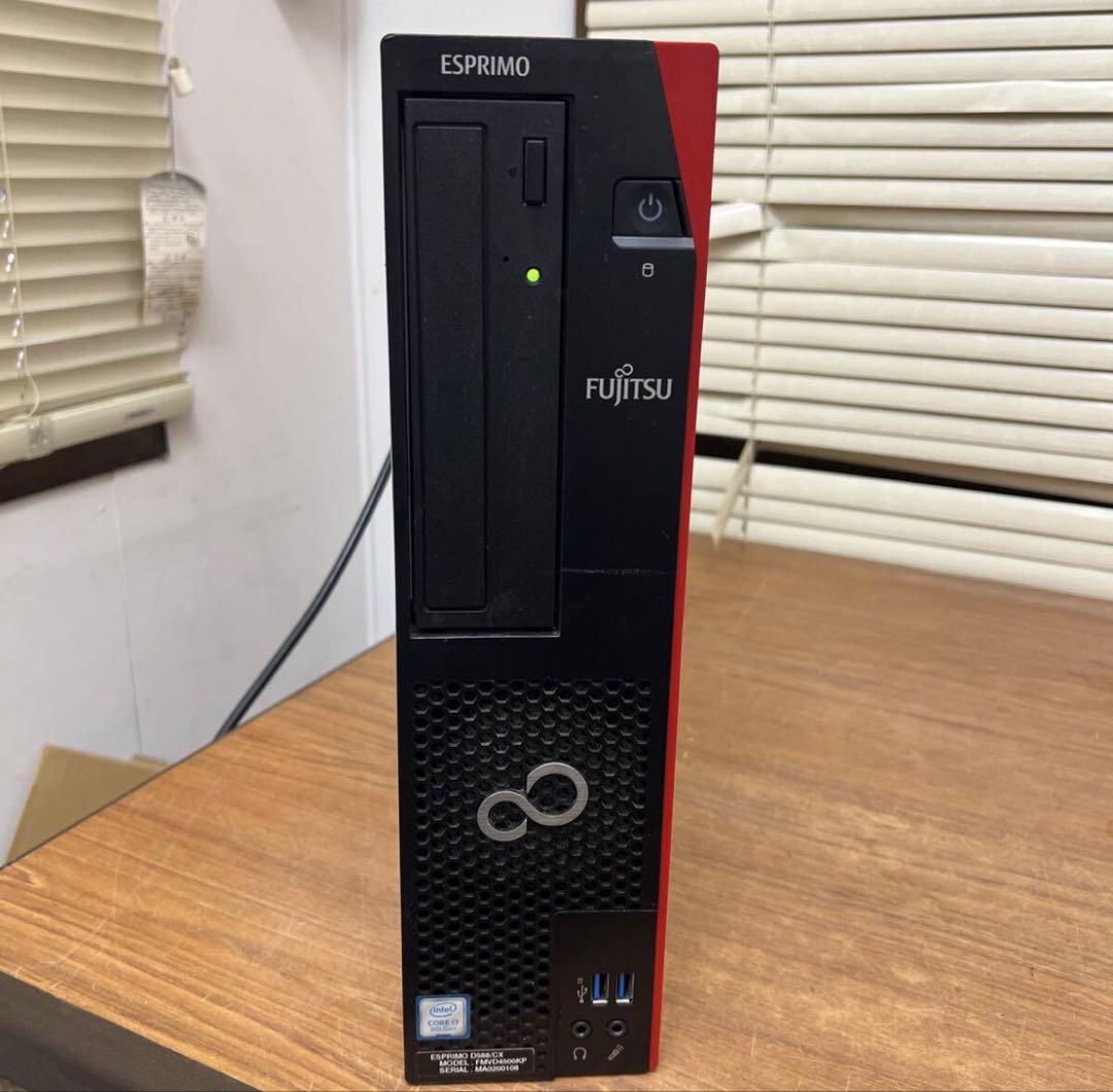 Fujitsu ESPRIMO D586/CX デスクトップPC - メルカリ