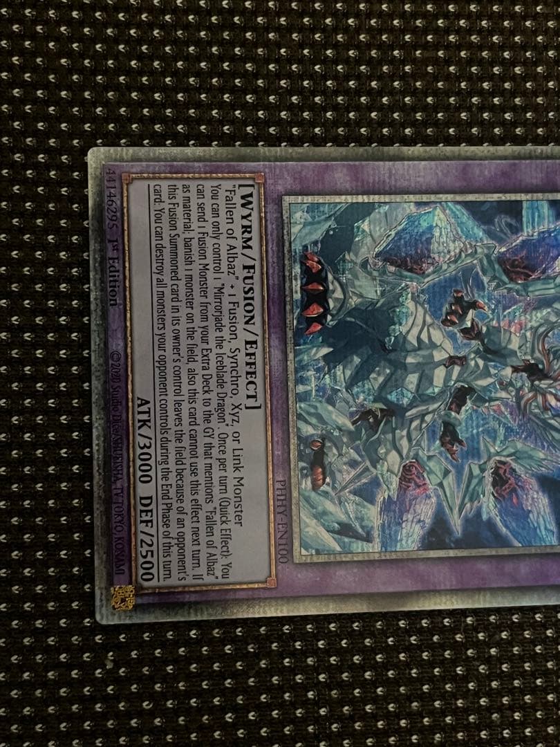 遊戯王　氷剣竜ミラジェイド　EU版(英語) スターライト　1st 1枚