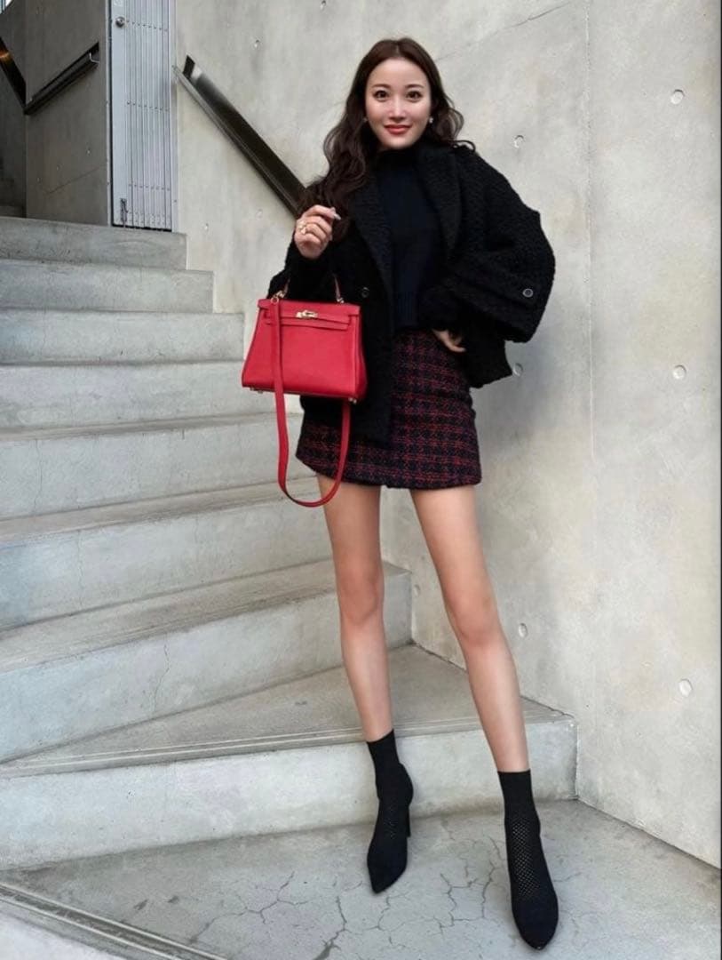 シェリエ sheller ツイードキュロット