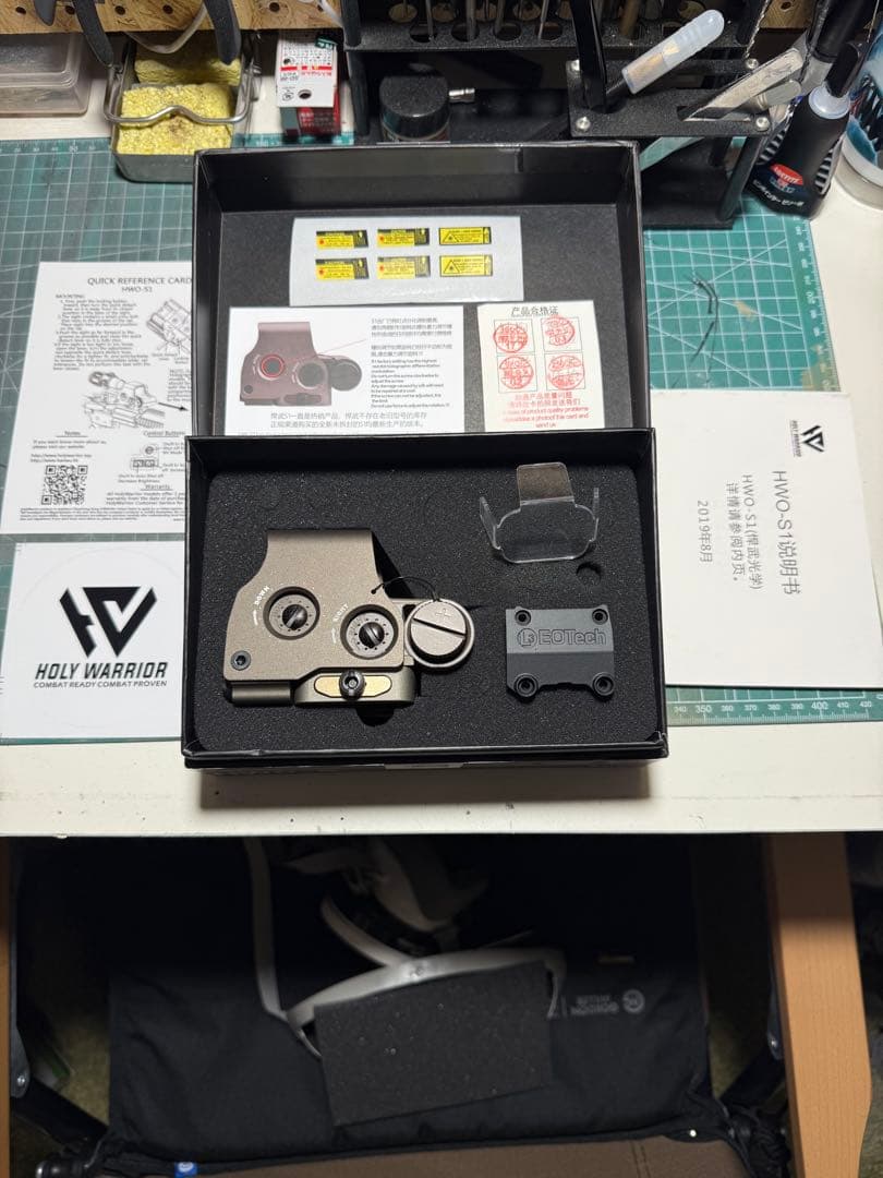 HOLY WARRIOR HWO-S1 ホーリーウォーリア　ホロサイト HOLY WARRIOR HWUD SIGHT HWO-SZ1B HUD ホログラフィック ドットサイト