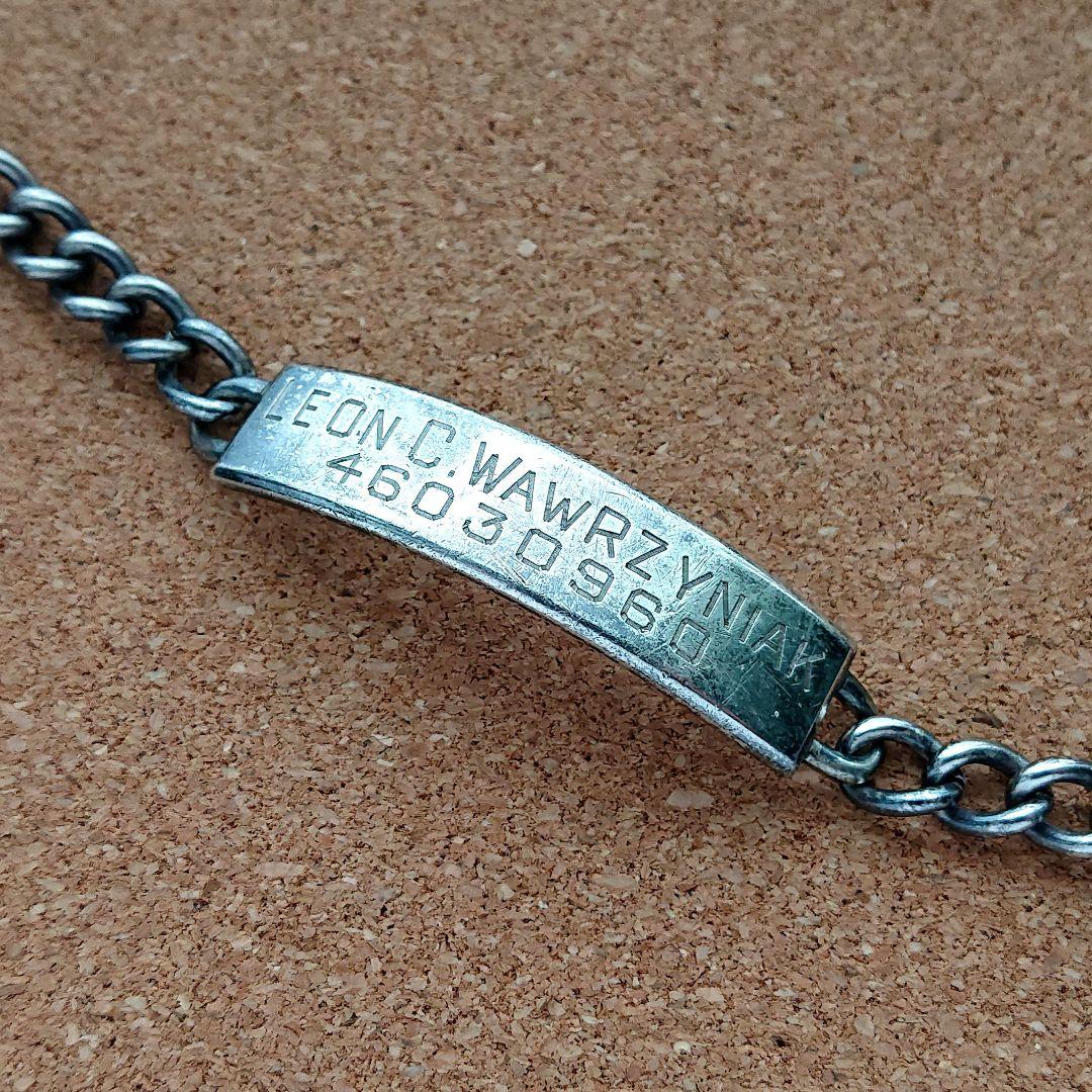 WW2 1940s IDブレスレット sterling シルバー スイートハート - メルカリ