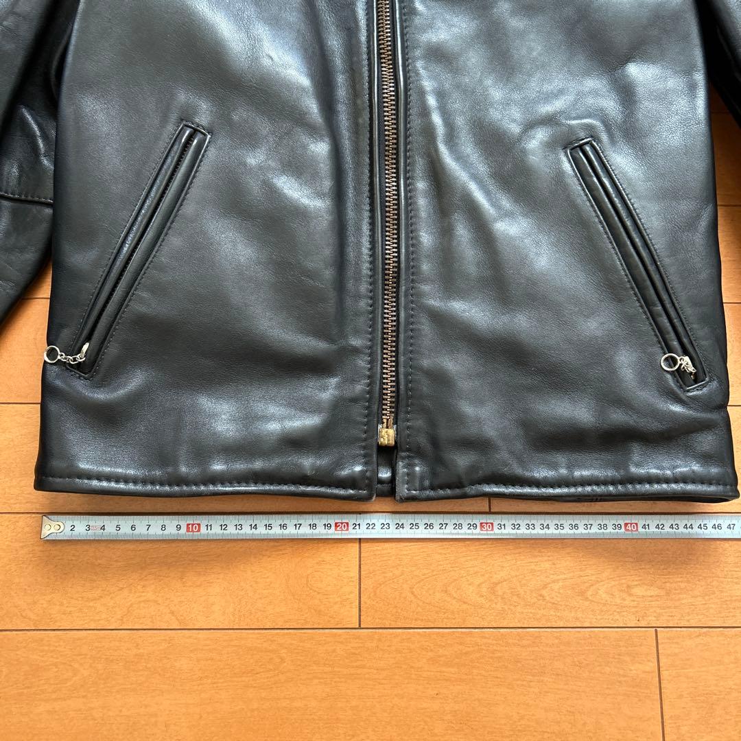 VANSON バンソン モデルB 立ち襟シングルライダースジャケット - メルカリ