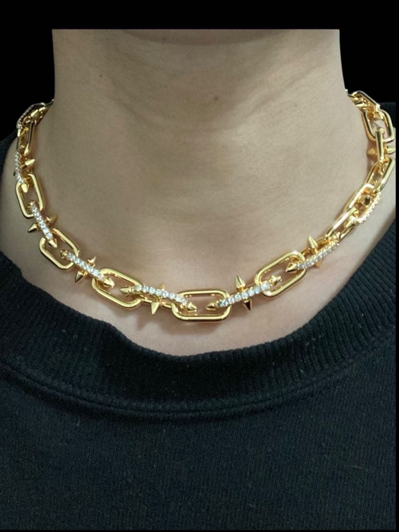 タイタンスパイク ネックレス ゴールド 登坂広臣 omi 43cm - メルカリ