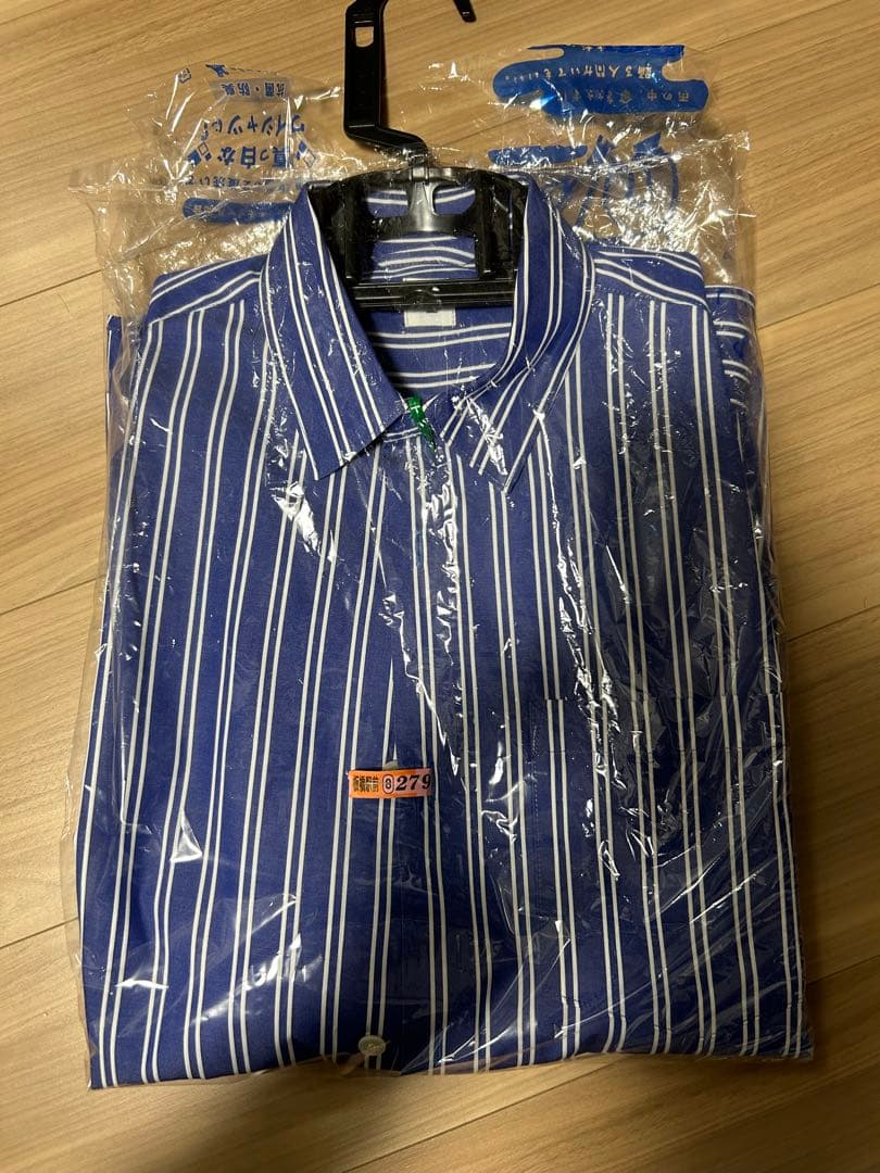 定価15800円 SO 大山シュン ストライプレギュラーカラーシャツ Mサイズ