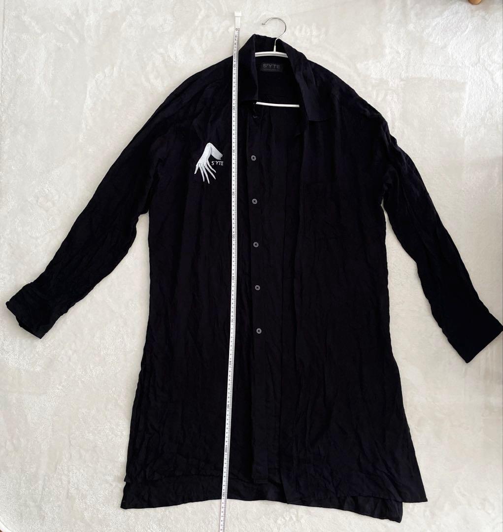 S'YTE 幽霊の手刺繍ロングシャツ ヨウジヤマモト ロング丈 ボタン