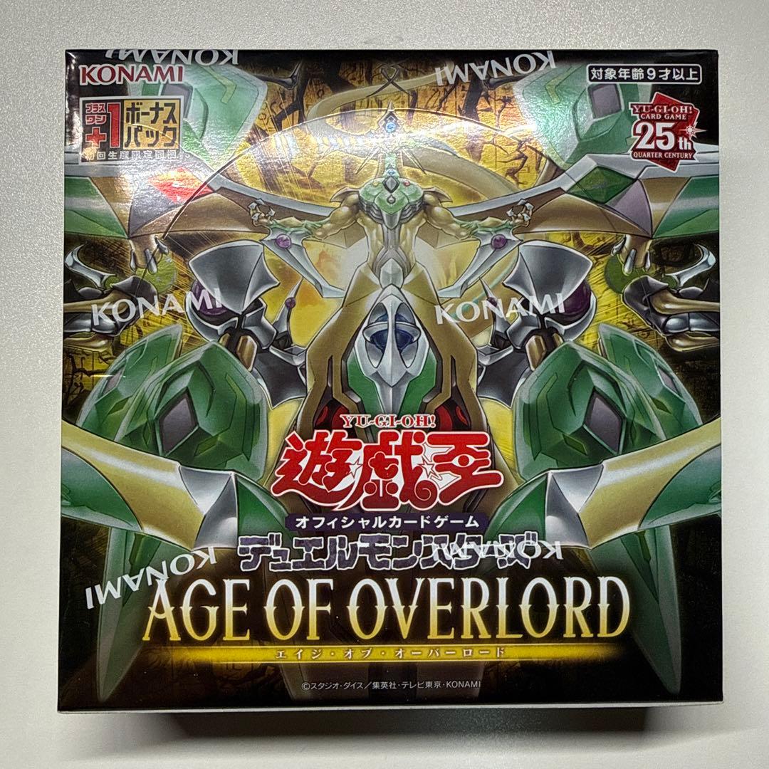 遊戯王 AGE OF OVERLORD 未開封BOX 初回生産 - メルカリ