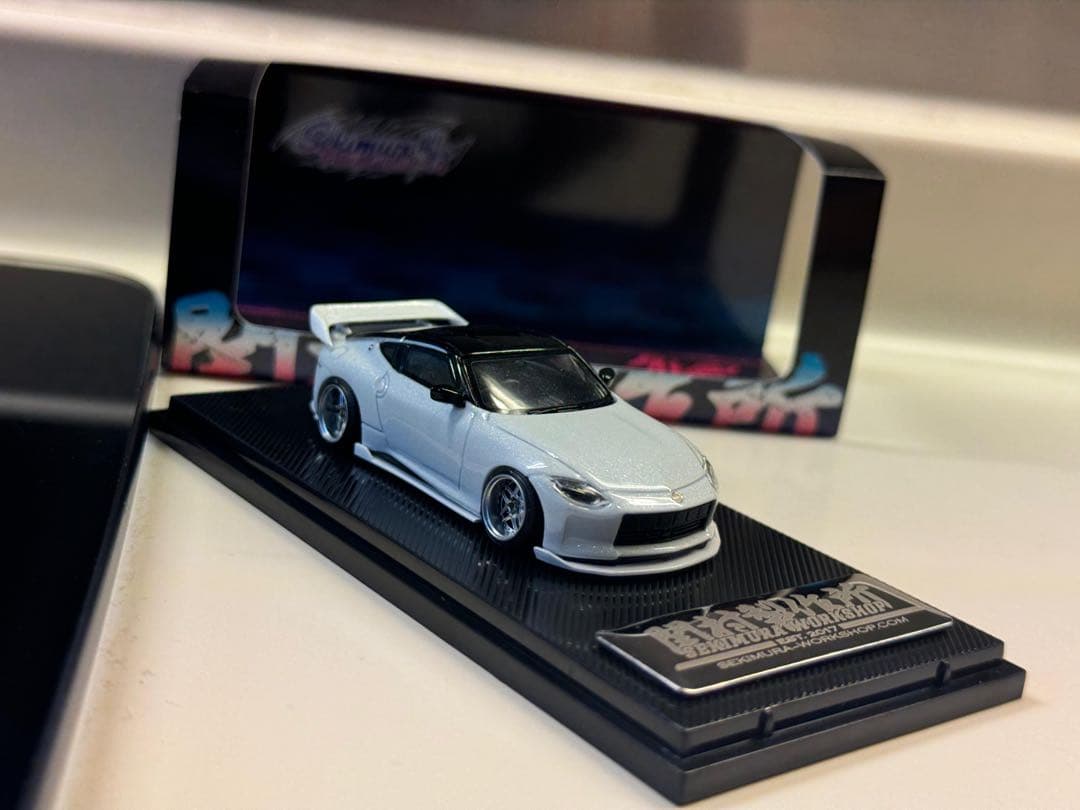 1/64 改326power日産 フェアレディZ 関村 ミニカー - メルカリ