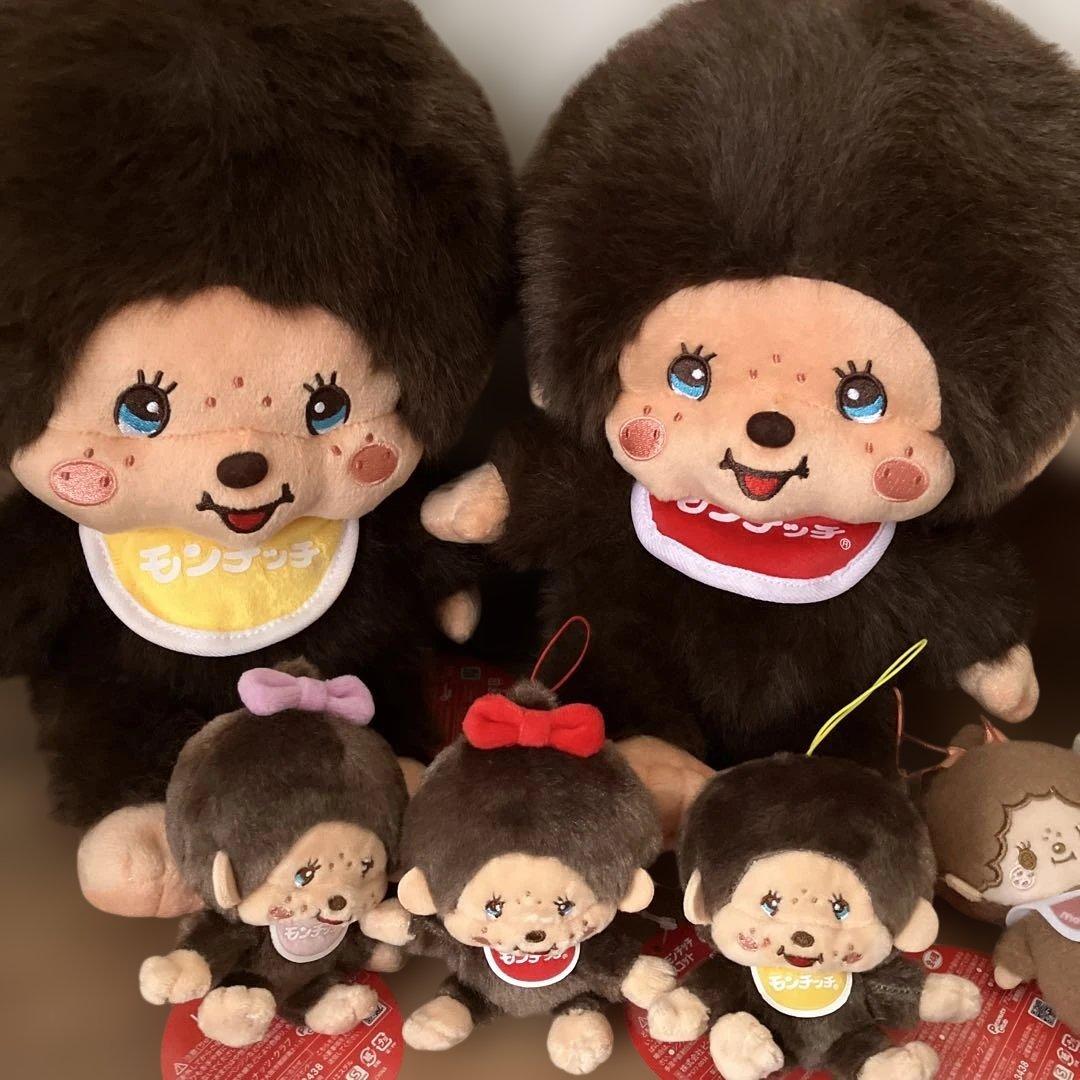 モンチッチ　巾着付きブランケット　ぬいぐるみ　キーケース　ボールペン　マスコット