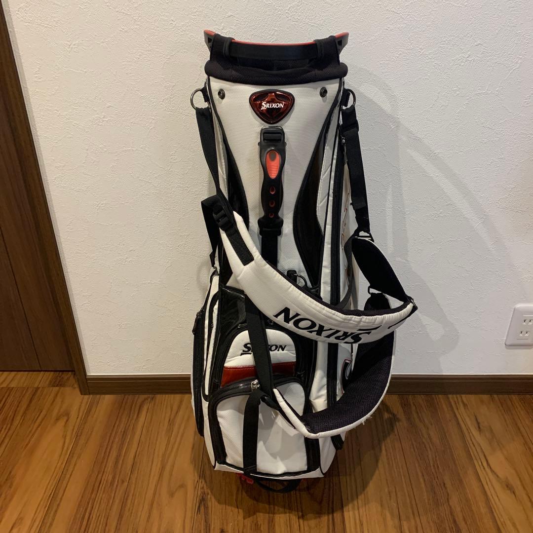 Srixon Z スタンドキャディバッグ ホワイト/ブラック/レッド - メルカリ