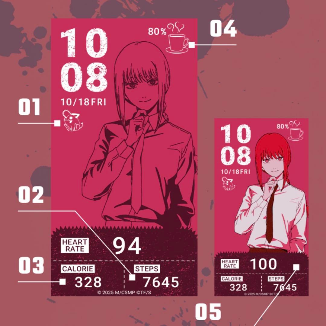 GARRACK チェンソーマン スマートウォッチ マキマ