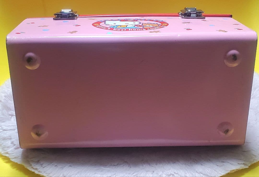 1986年製◆サンリオ◆ハローキティ◆ブリキBOX トランク◆ユニ・チャーム