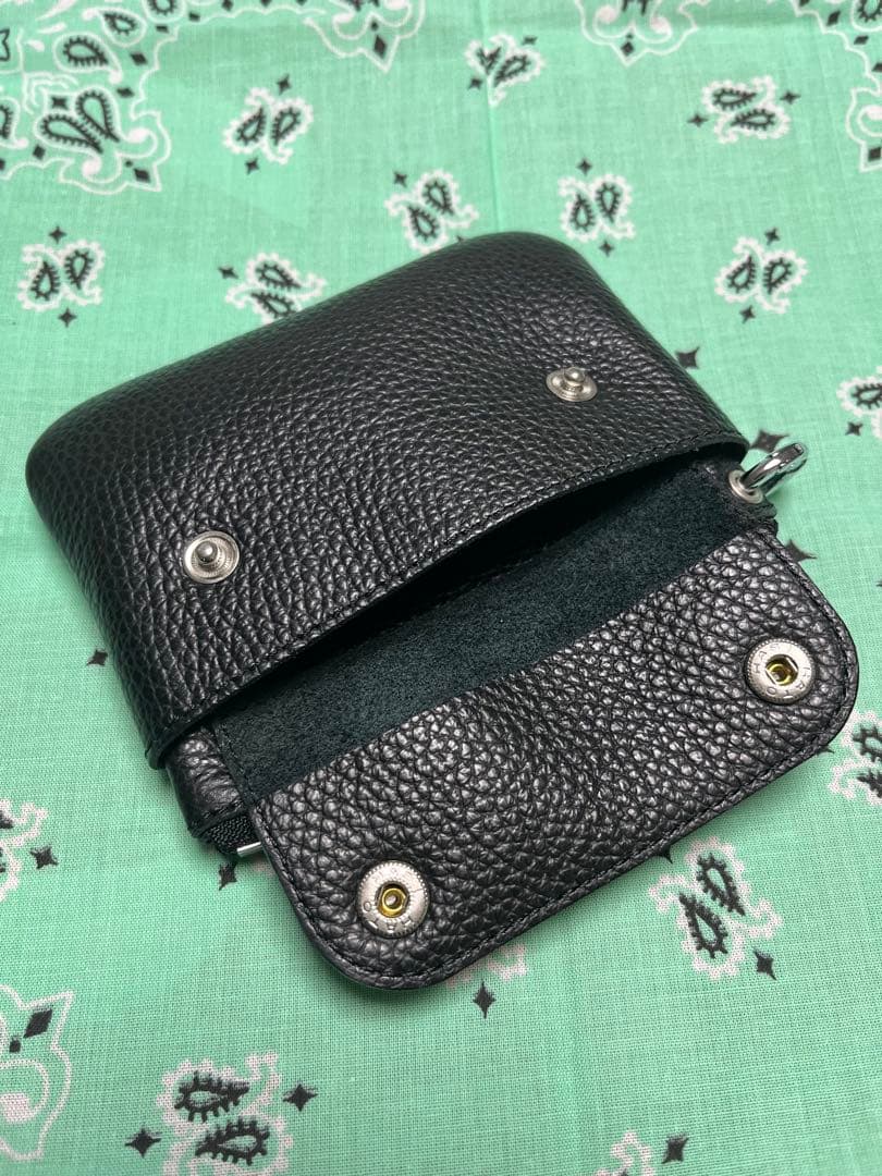 ⁡《Zipper Compact Wallet》⁡ BLACK 財布