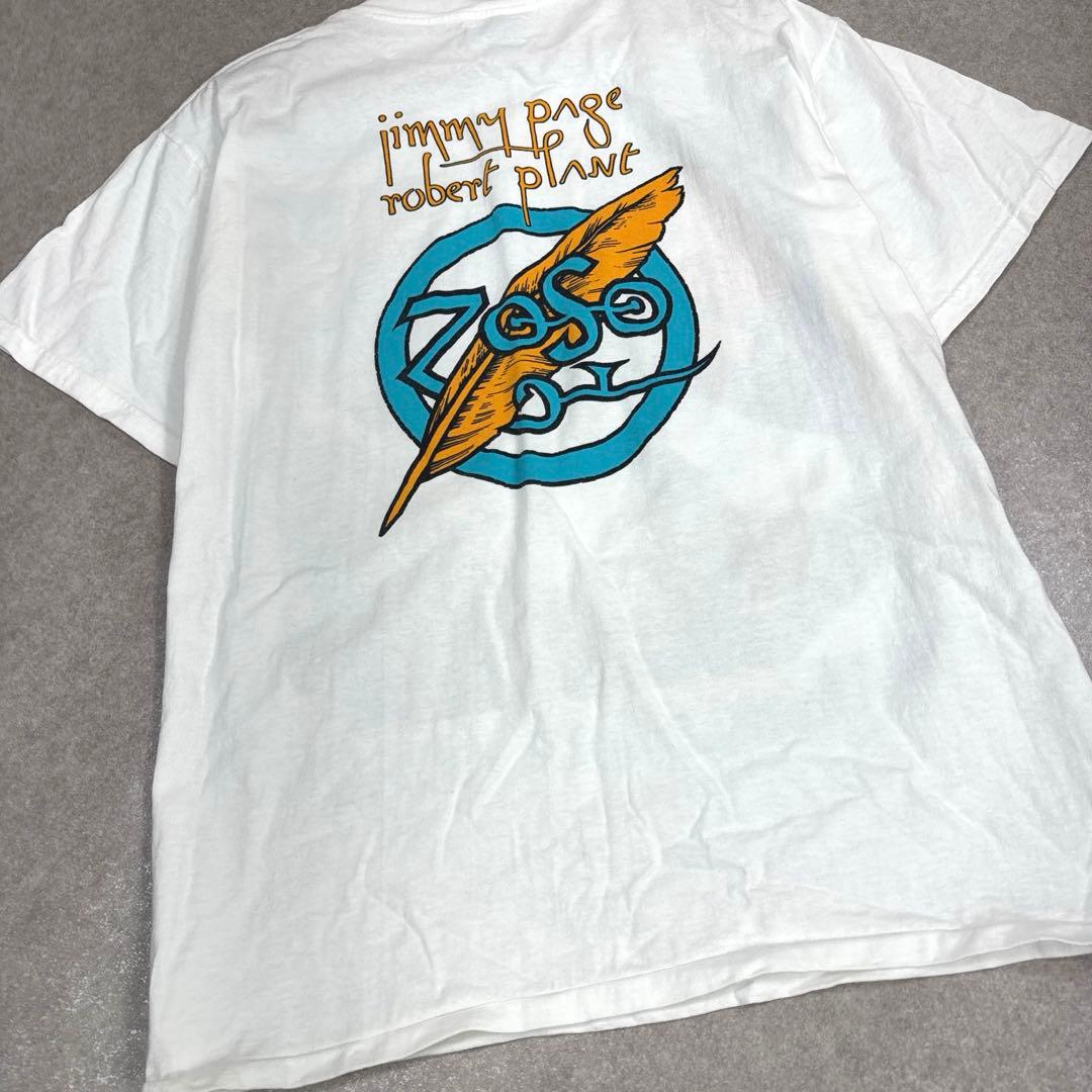 希少 90s jimmy page & robert plant ツアーTシャツ